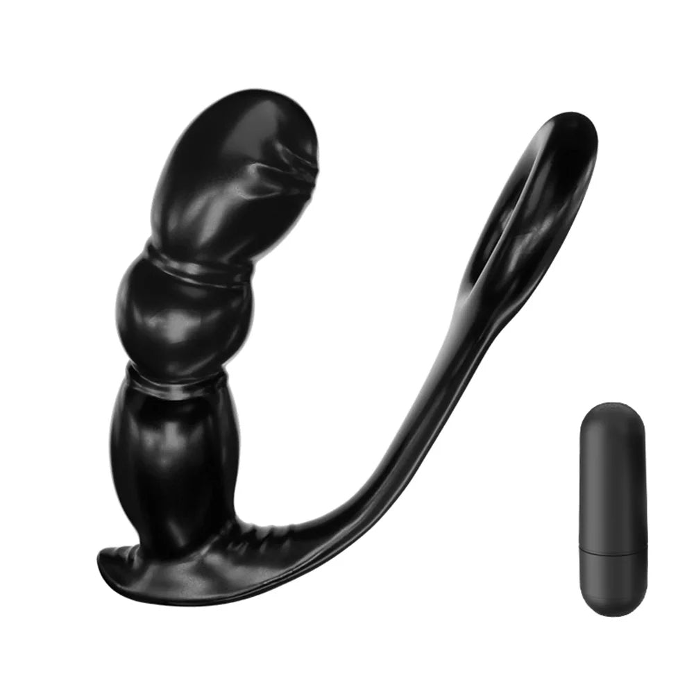 Ferngesteuertes Finger-Prostata-Massagegerät – vibrierender Penisring, männliches Sexspielzeug