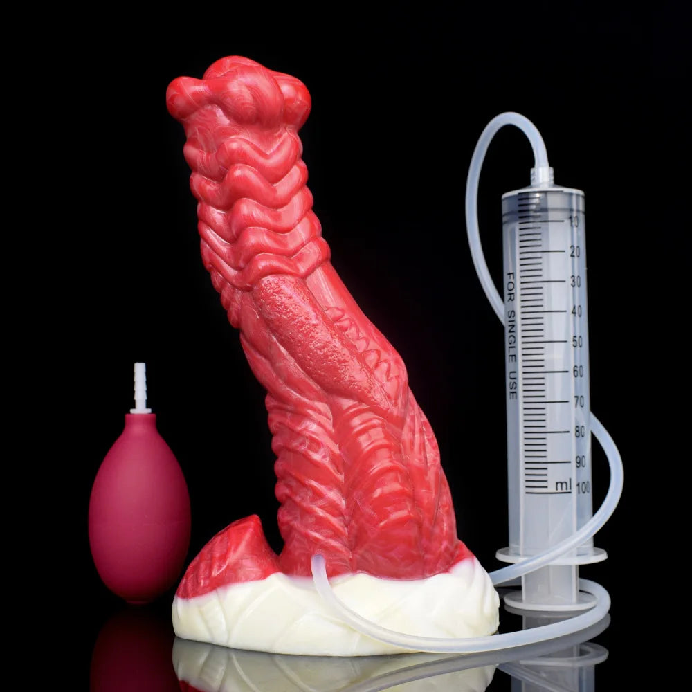 Godemiché monstre à Jet d'eau, Plug Anal en Silicone, jouets sexuels féminins