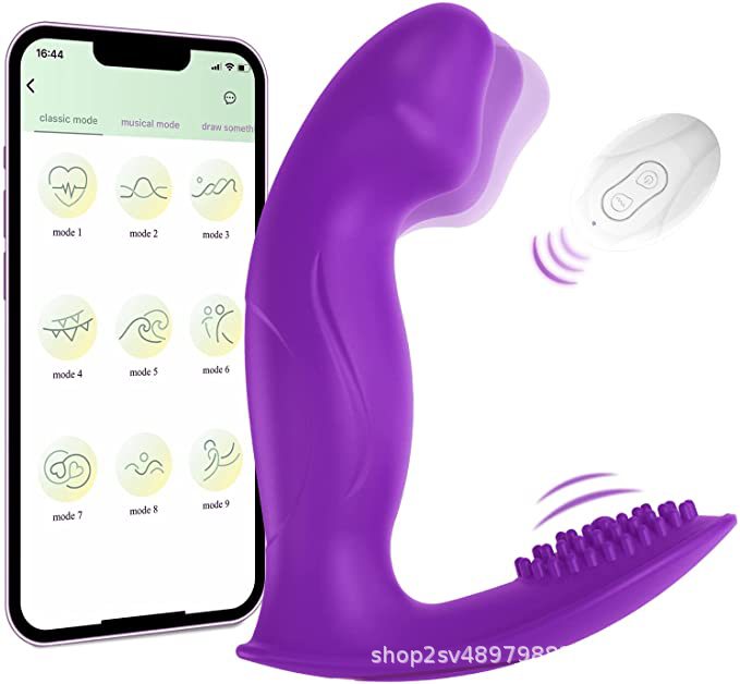 APP-gesteuerter realistischer Dildo G-Punkt Klitorisvibrator - Klitorisknoten-Stimulator Remoter Sexspielzeug für Frauen