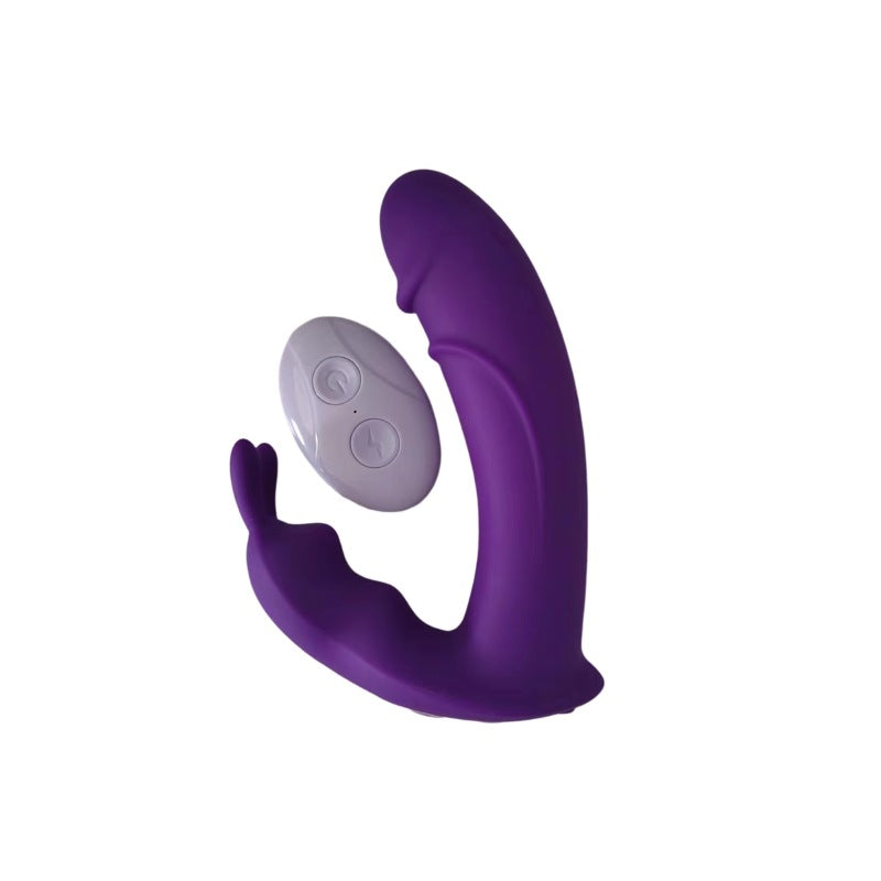 Vibromasseur clitoridien télécommandé pour point G - Pinces à clitoris lapin - Gode anal - Jouet sexuel féminin