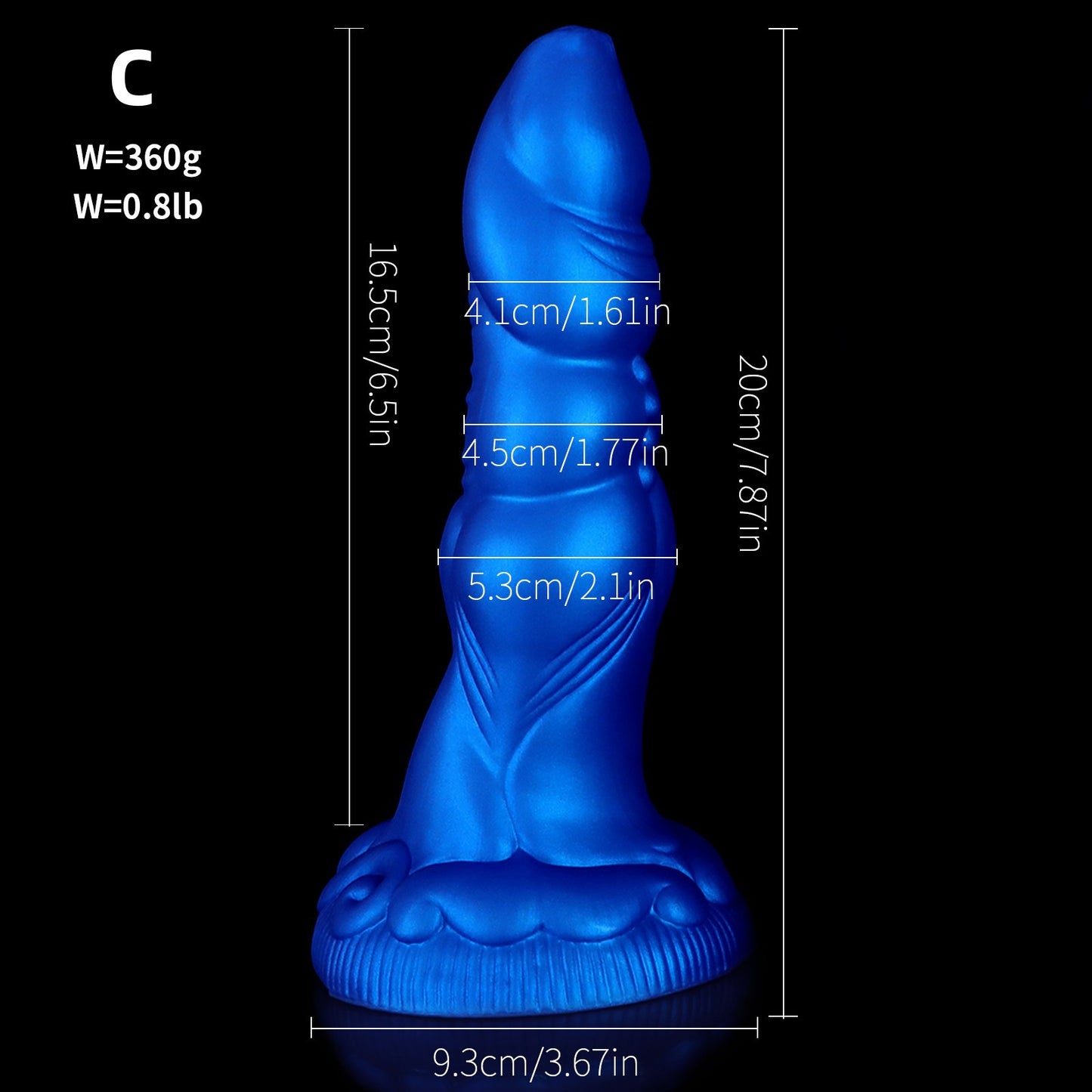 Exotic Monster Dildo Butt Plug - Fantasy Silicone Anal Dildos G Spot Prostate Sex Toy
