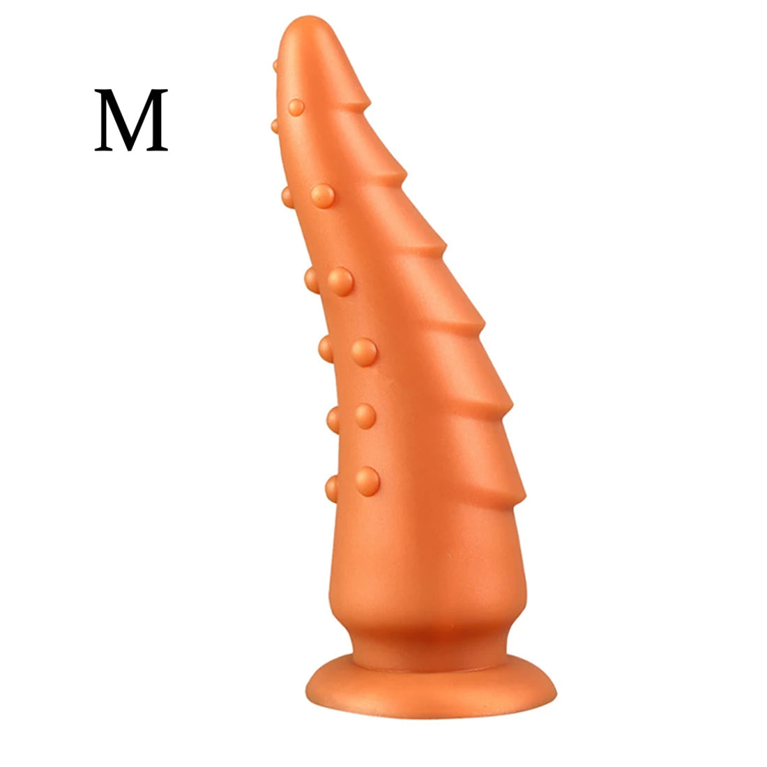 Big Monster Dildo Anal Plug - Realistic Gold Knotted Dildos Silicone Tentacle Anal Toys