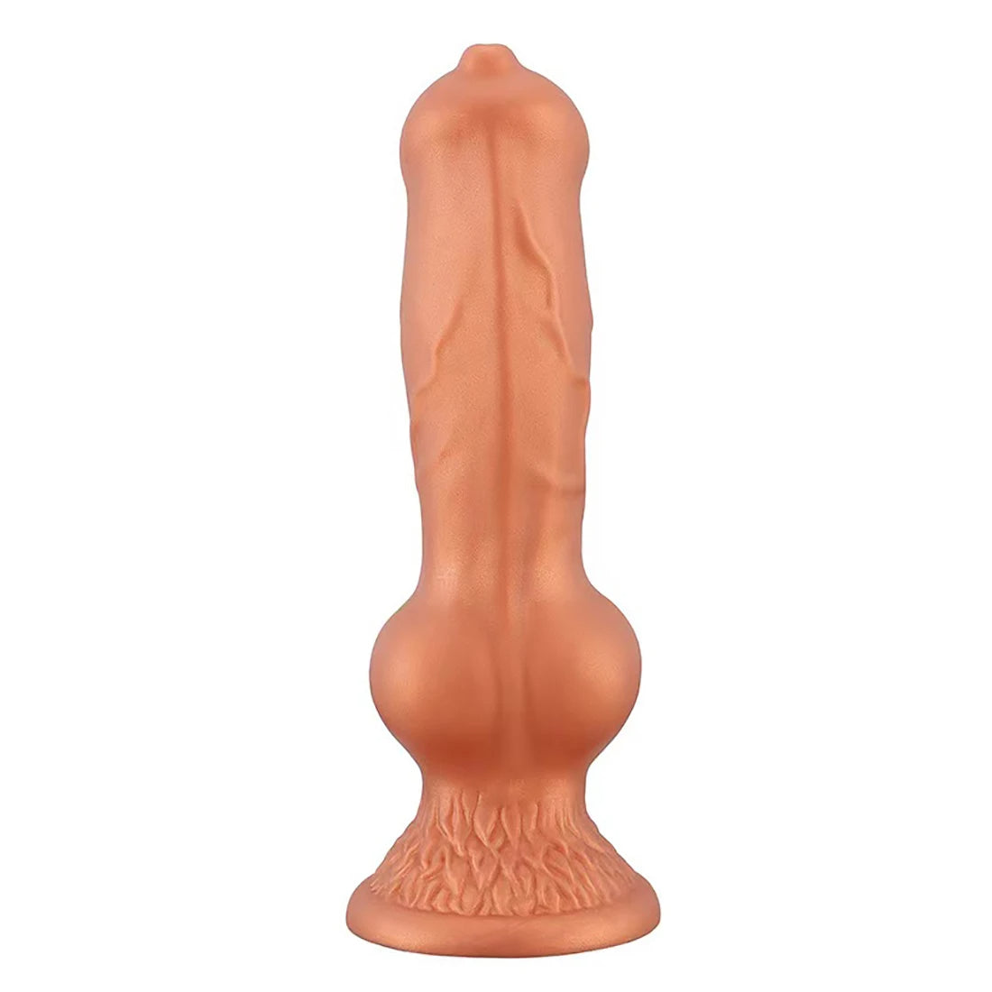 Großer Hundedildo, geknoteter Analplug – realistischer Tierdildo, Dilatator, Sexspielzeug für Frauen und Lesben