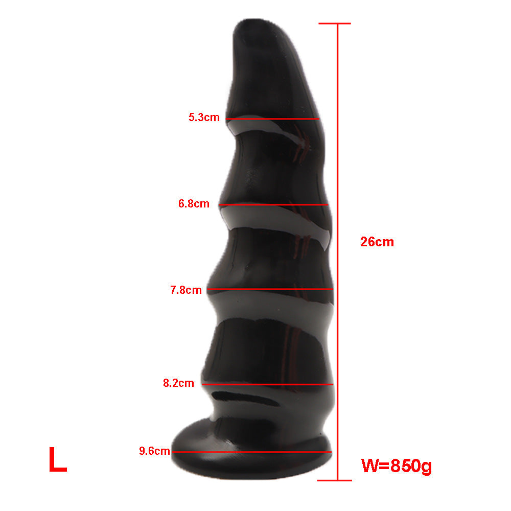 Gode anal ondulé exotique Butt Plug - Godes à ventouse Dilatateur anal vaginal Sex Toys Shop