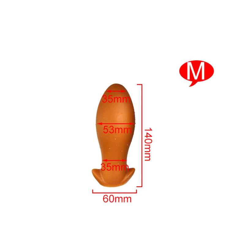 Godemichet anal en silicone - Énorme stimulateur anal doux pour vagin - Jouets sexuels pour hommes et femmes