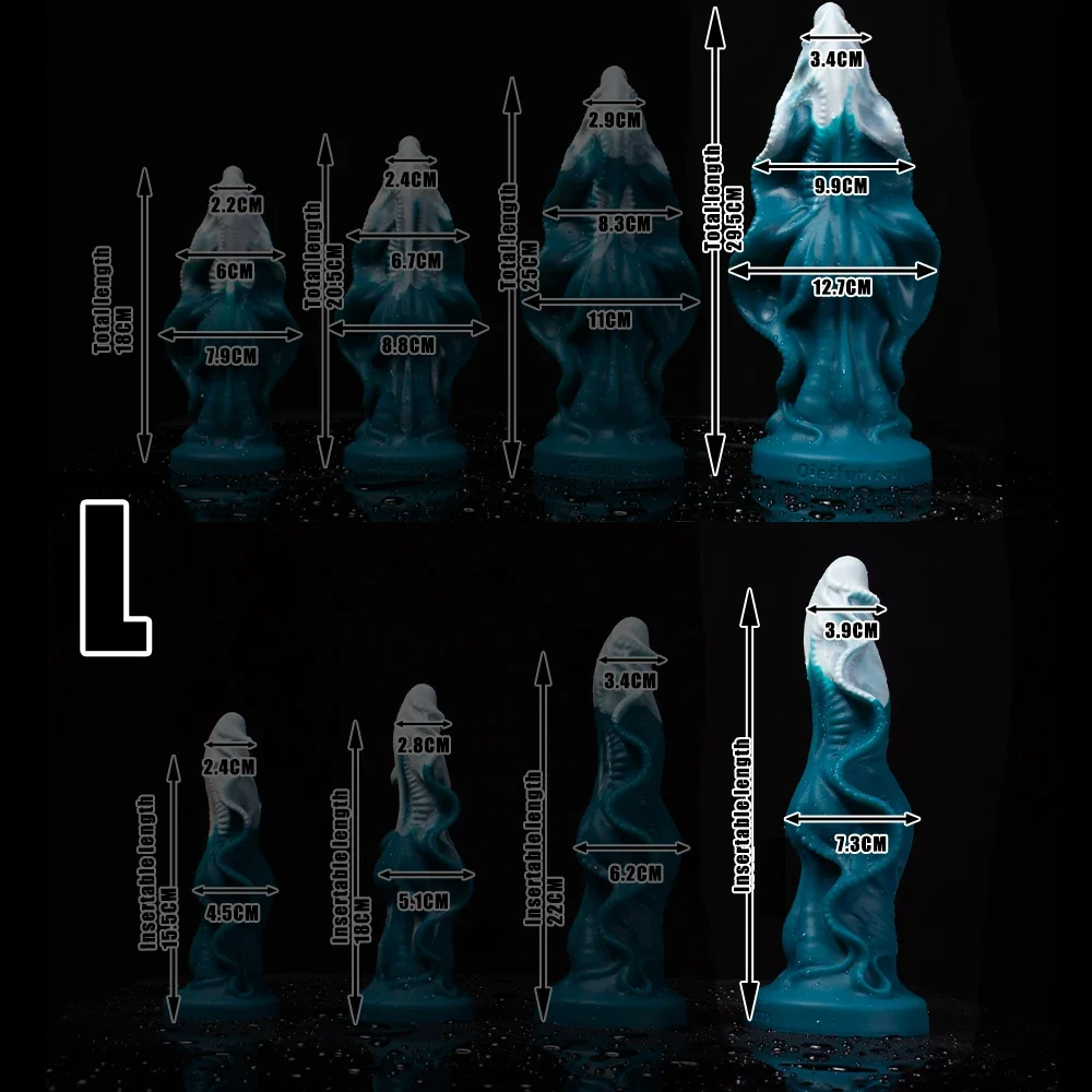 Fantasy Monsterdildo Butt Plug - Silicone Fantasy Animal Dildos Male Female Sex Toy