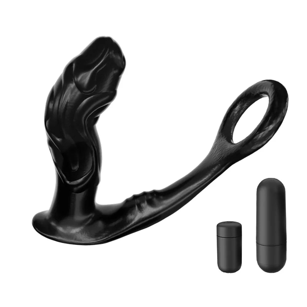 Ferngesteuertes Finger-Prostata-Massagegerät – vibrierender Penisring, männliches Sexspielzeug