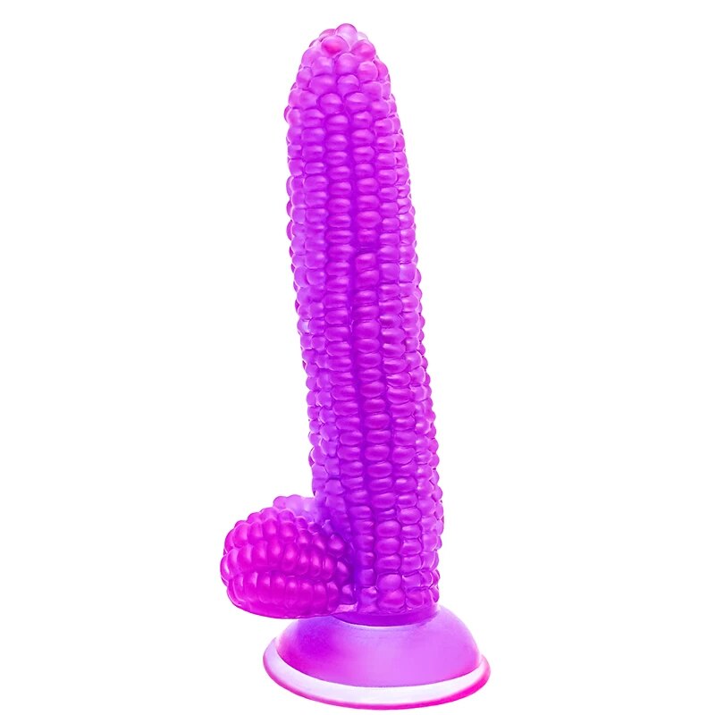 Fantasy Anal Dildo Butt Plug - Exotic Realistic Corn Dildo Silicone Anal Sex Toys