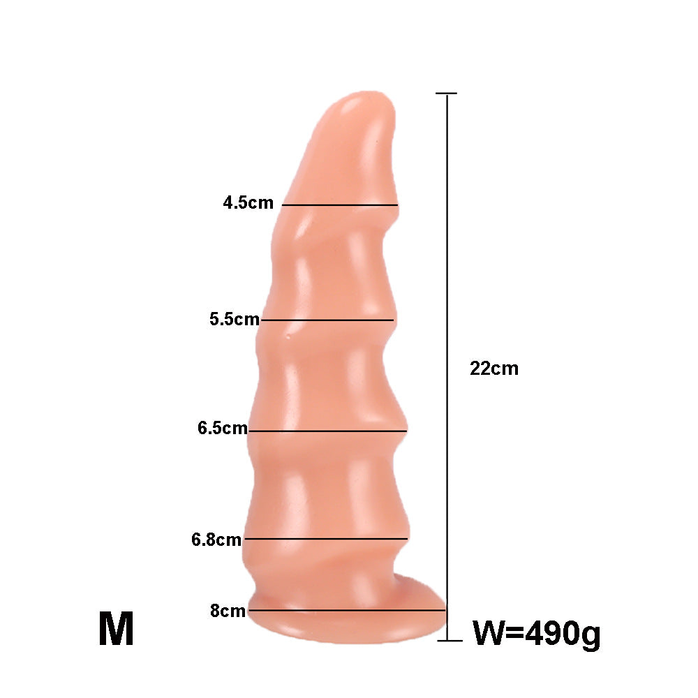 Gode anal ondulé exotique Butt Plug - Godes à ventouse Dilatateur anal vaginal Sex Toys Shop