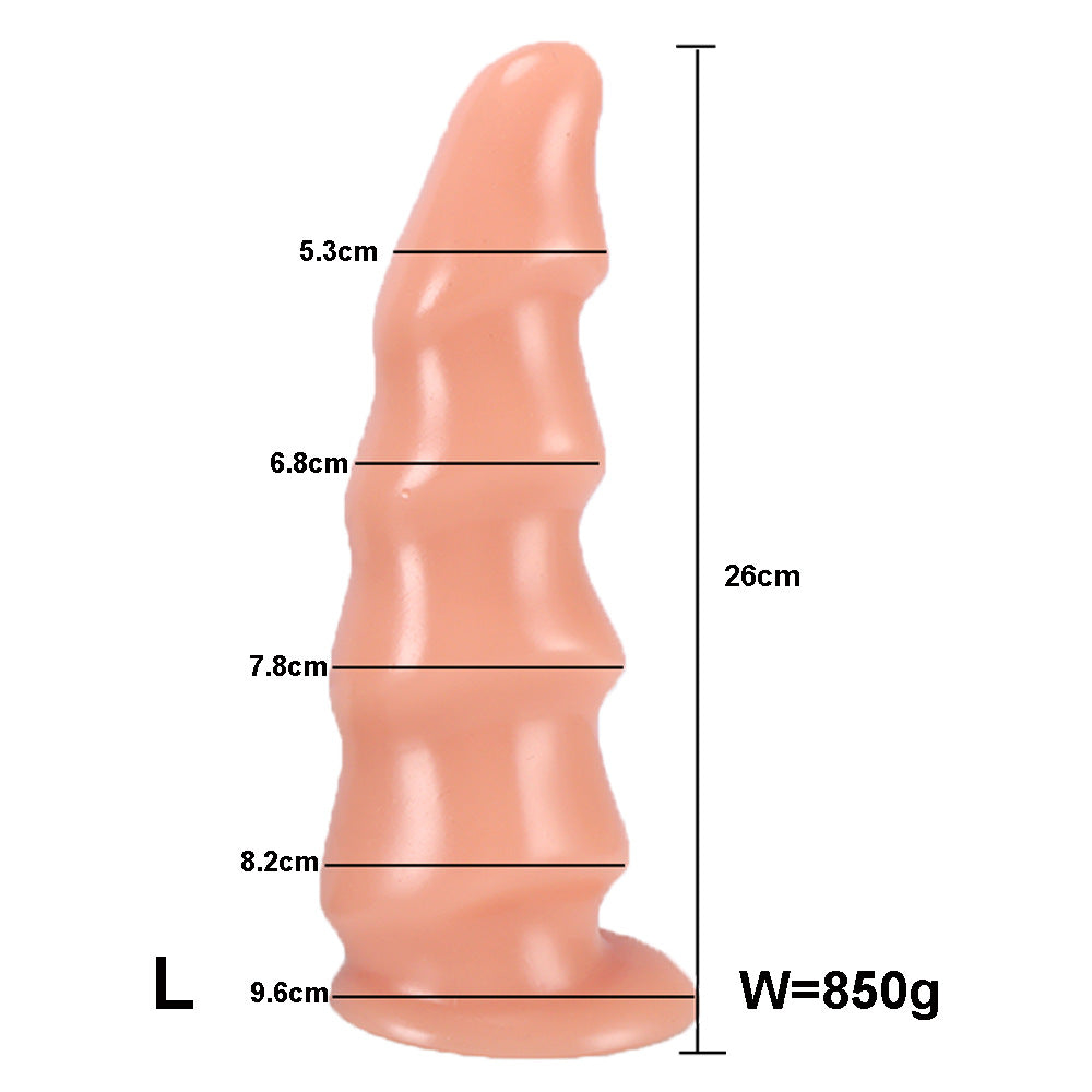 Gode anal ondulé exotique Butt Plug - Godes à ventouse Dilatateur anal vaginal Sex Toys Shop