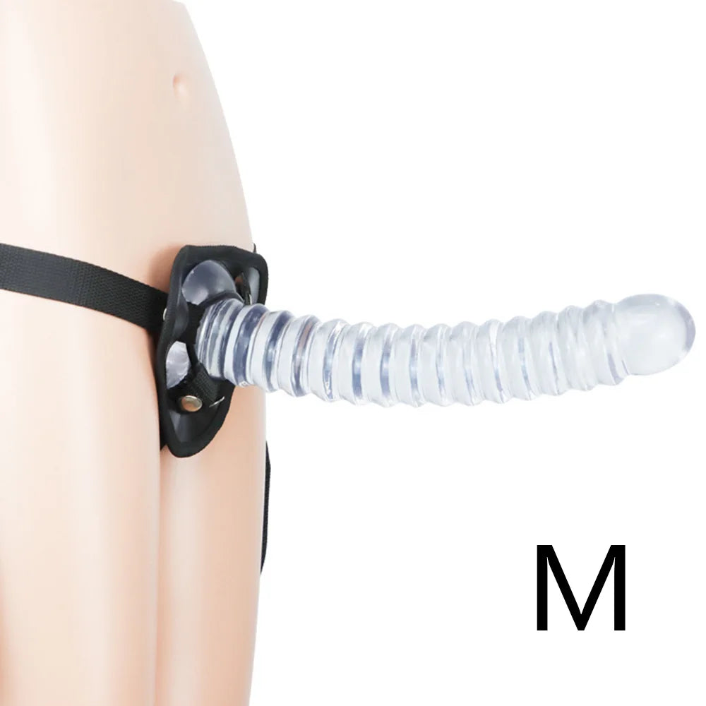 Godemiché sans bretelles à sangle, Plug anal, grande ventouse, jouets sexuels féminins pour lesbiennes
