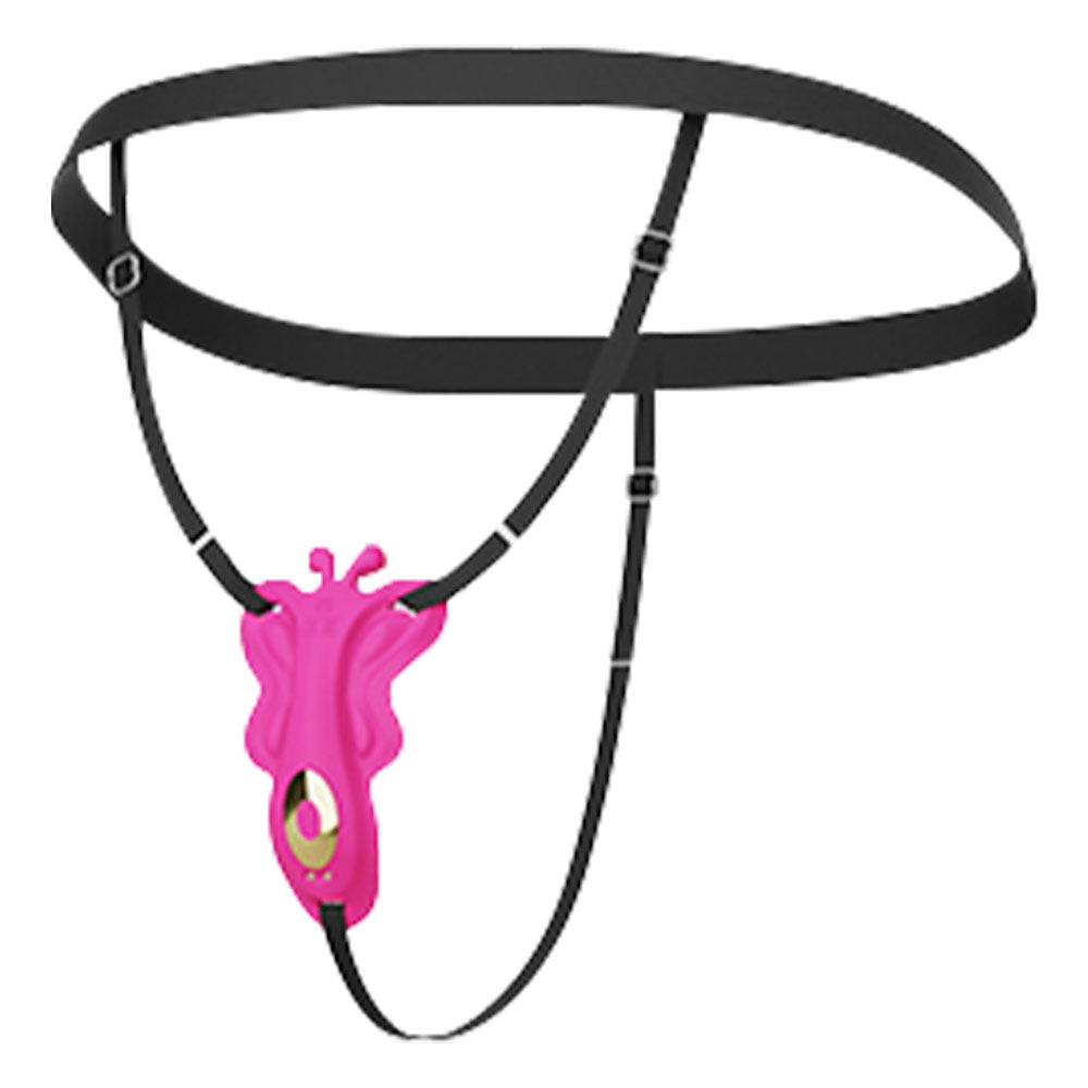 APP-gesteuertes vibrierendes Höschen-Sexspielzeug für Frauen - Butterfly Strapless Strapon Clit Vibrator