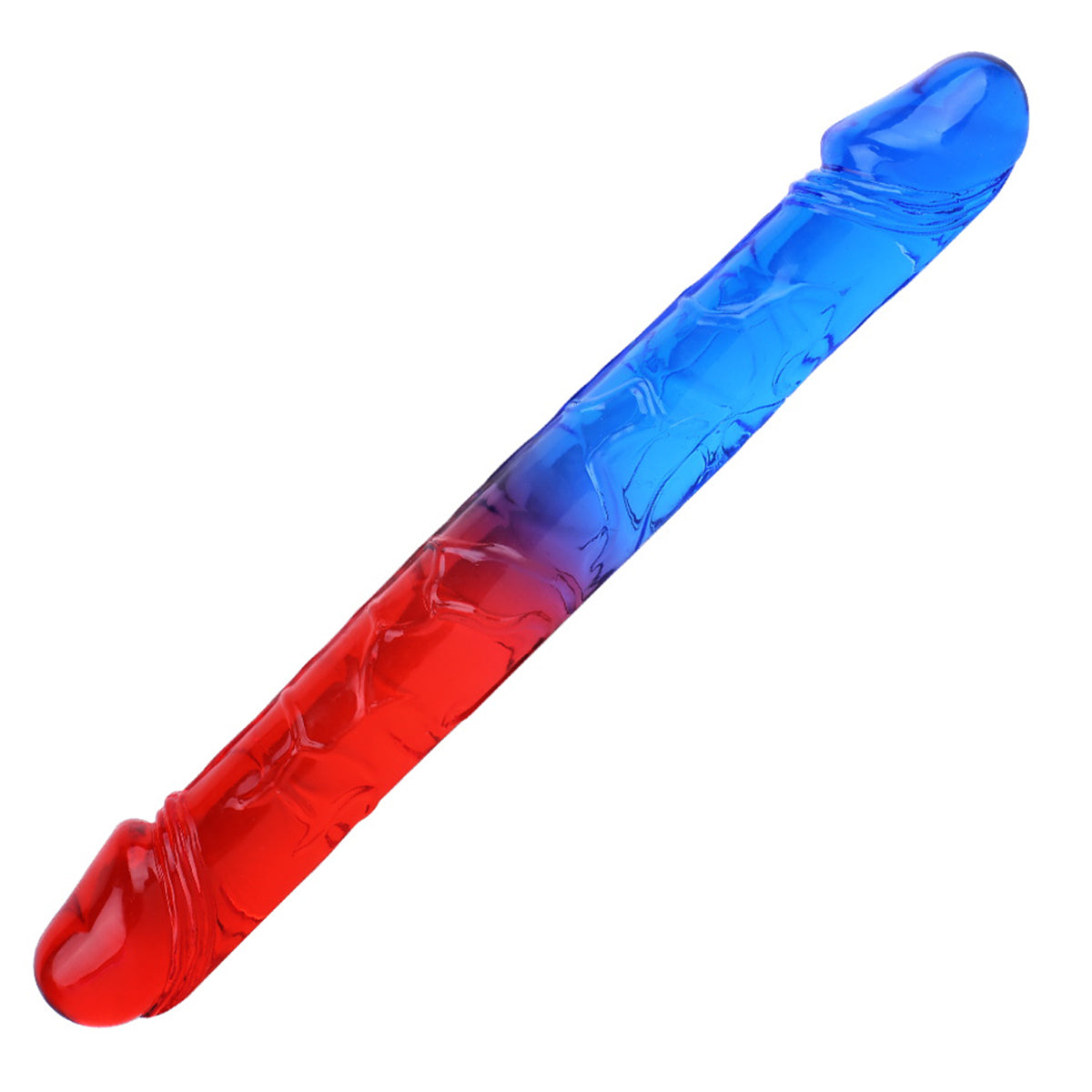 Gode double face arc-en-ciel - Gode anal réaliste en silicone de 12 pouces pour couple, jouets sexuels