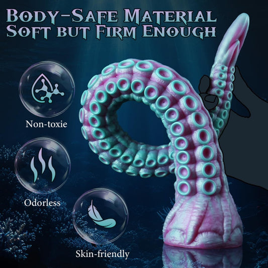 Oktopus Dildo Tentakel Butt Plug – Langer Monsterdildo für Frauen, Masturbation, Analsexspielzeug