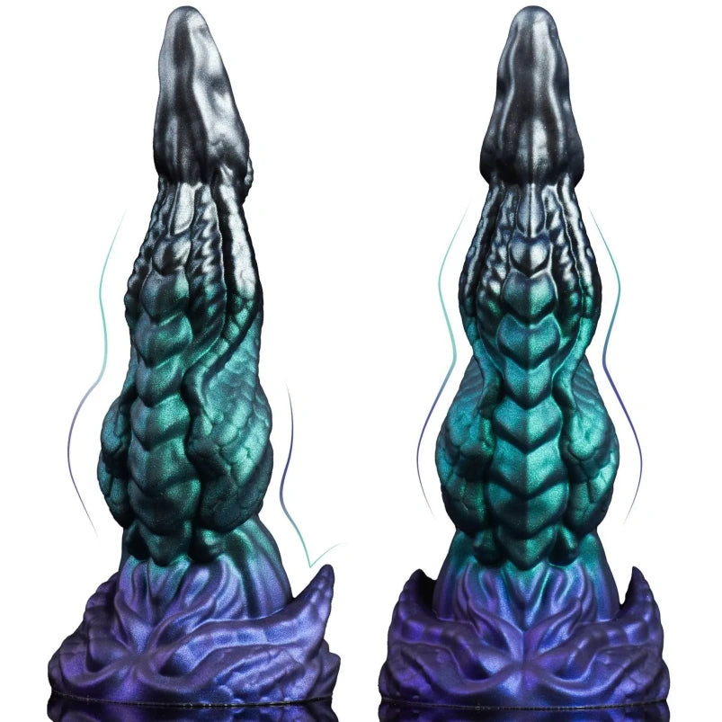 Plug anal insérable en silicone Fantasy Drakes Dick – Stimulation multipoints avec ventouse