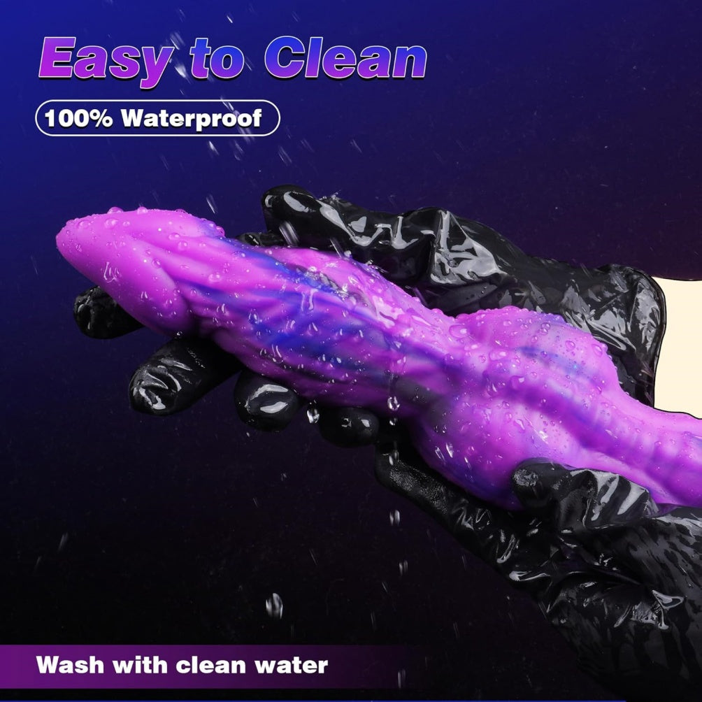 Fantasy Silicone Dog Knot Monster Dildo – Female Vaginal Localized Expansion Masturbation Toy