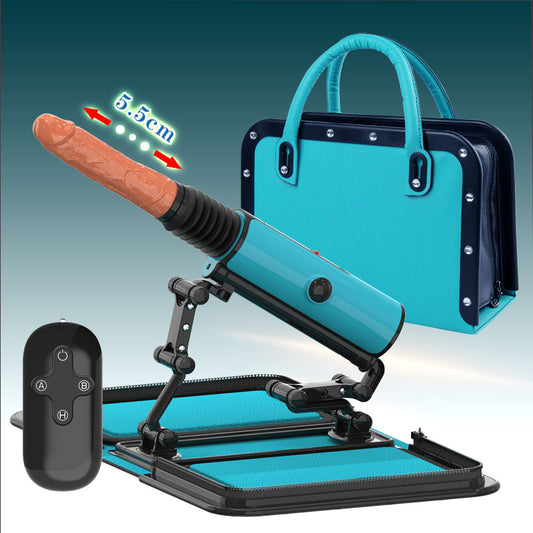 Handbag Sex Machine - Remote Control Thrusting Dildo Powerful Adult Stroker