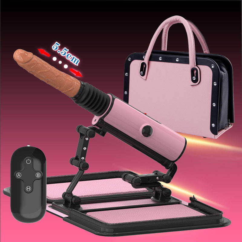 Machine sexuelle portable - Gode vibrant télécommandé, puissant masturbateur pour adultes