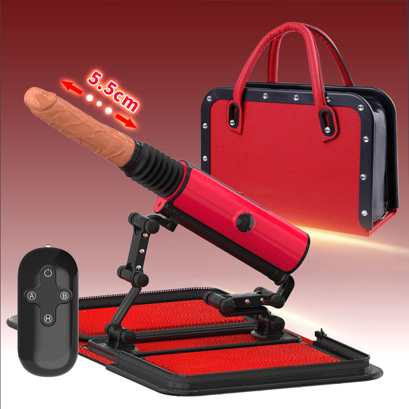 Machine sexuelle portable - Gode vibrant télécommandé, puissant masturbateur pour adultes