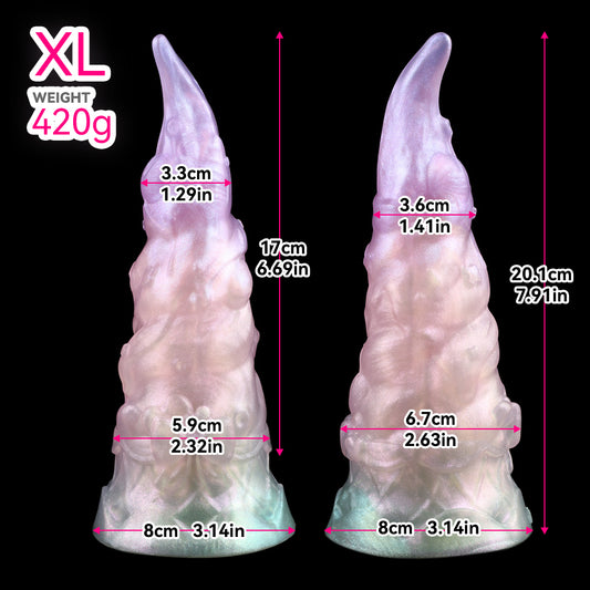 Ice Cream Fantasy Dildos Butt Plug - Crystal Monsterdildo Women Masturbating Sex Toys