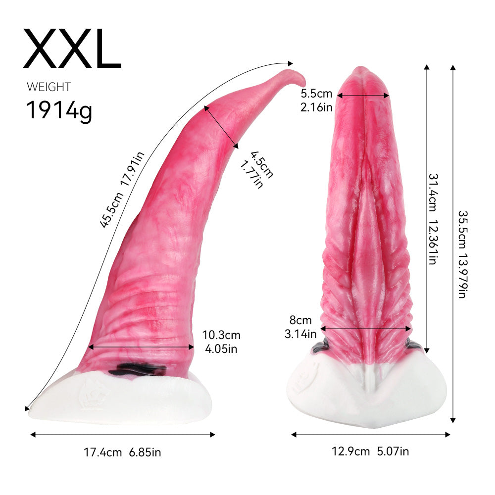 Fantasy Whale Tentacle Dildos Butt Plug - Realistic Monsterdildo Masturbator Female Sex Toy