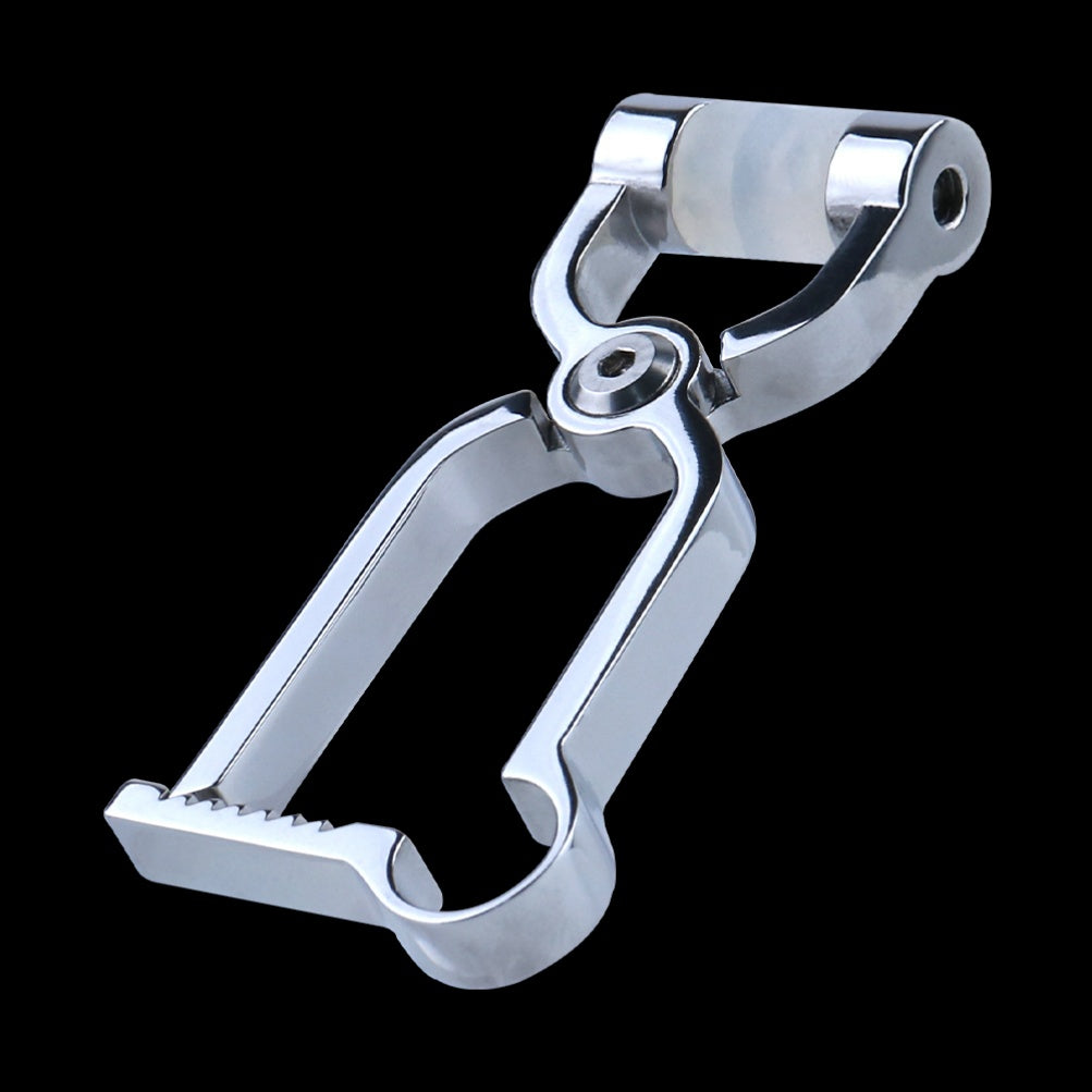 Stainless Steel Bettie Bondage Nipple Clamps - Spiked Arc Spring-Stimulating BDSM Tool for Women