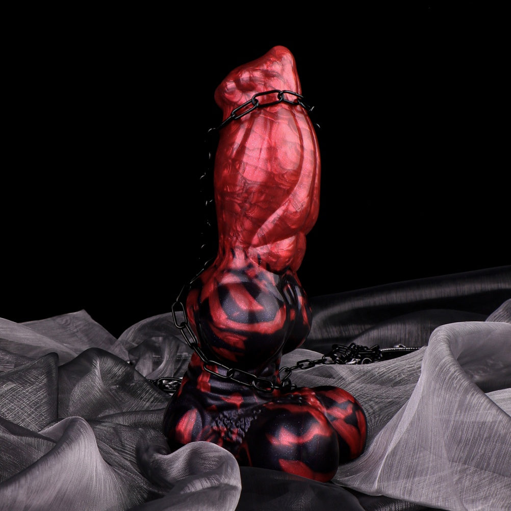 Monster Fantasy Dog Blowjob Suction - Partial Knot Expansion Female Toy