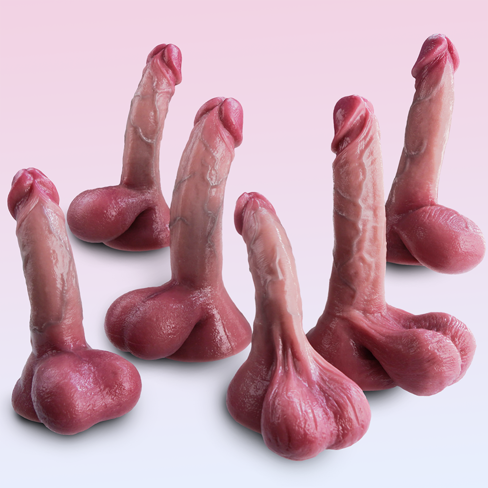 Insertable Realistic Flesh Silicone Dildo – Vaginal G-Spot Stimulation Toy for Women