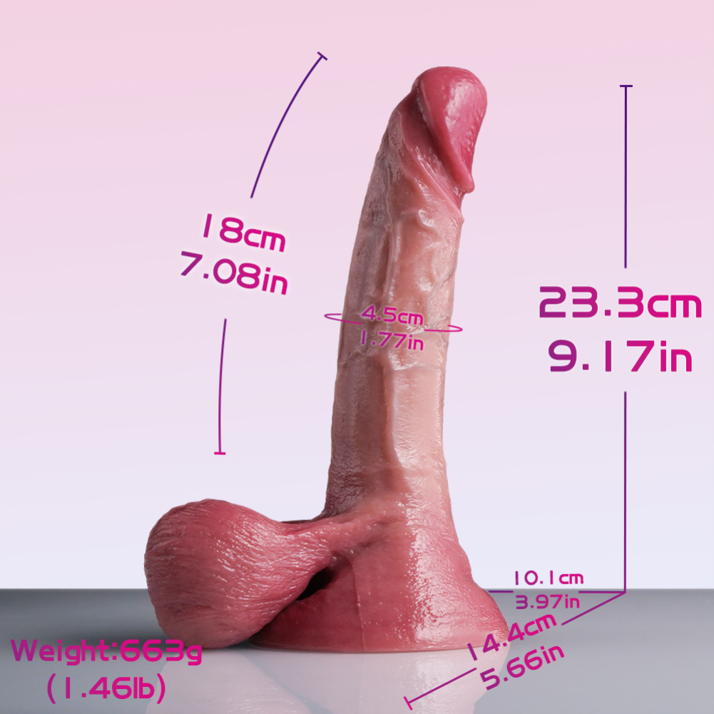 Insertable Realistic Flesh Silicone Dildo – Vaginal G-Spot Stimulation Toy for Women