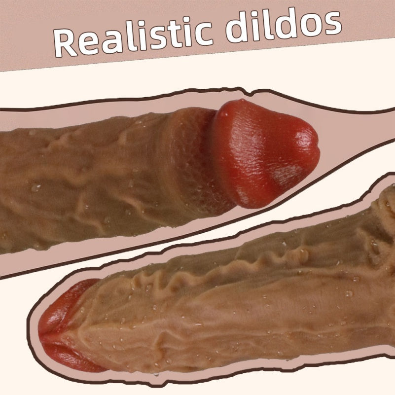 Realistischer Dildo zum Reiten, Anal-Buttplug – lebensechtes Vaginal-Sexspielzeug aus Silikon für Frauen