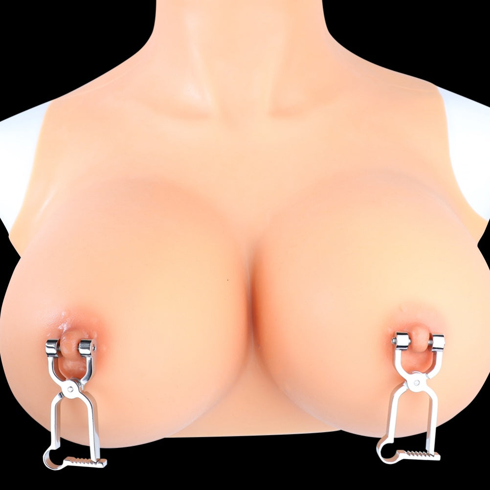 Pinces à tétons pour couples - Jouet BDSM de bondage Bettie pour jeu dominant