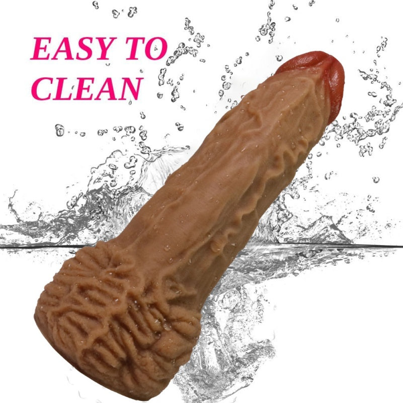 Realistischer Dildo zum Reiten, Anal-Buttplug – lebensechtes Vaginal-Sexspielzeug aus Silikon für Frauen