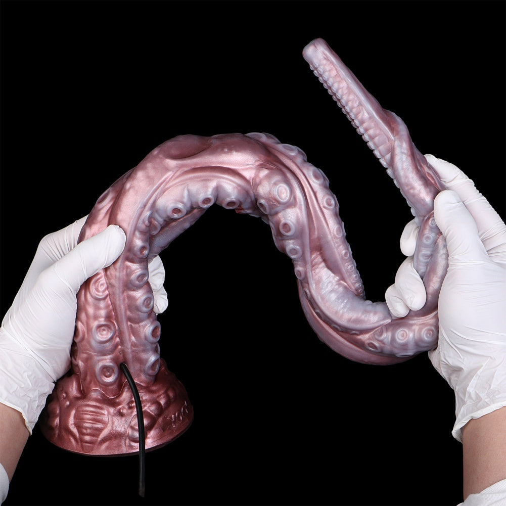 Gode ceinture à tentacule extra long de 63,5 cm avec caméra – Aliendildo en silicone avancé pour exploration profonde