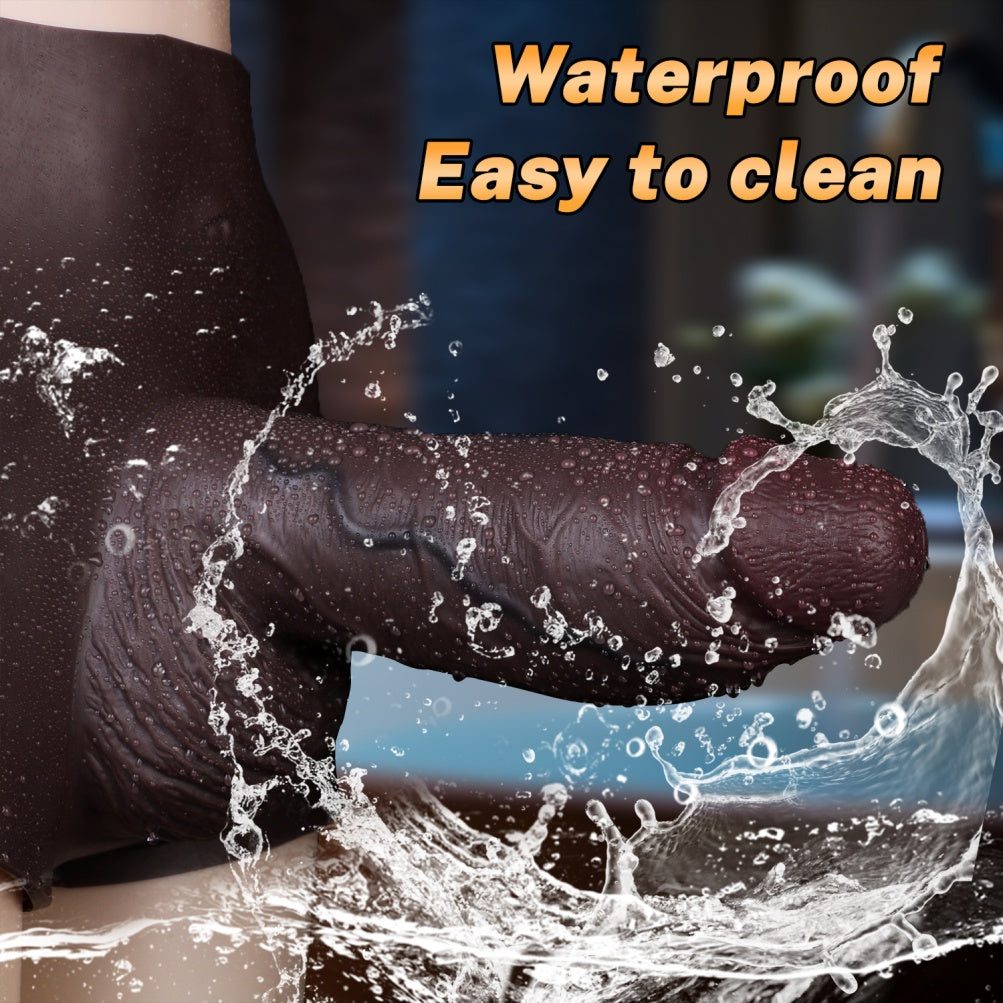 Sous-vêtements gainants extra épais pour pénis BBC - Pantalon extensible réaliste en silicone pour homme