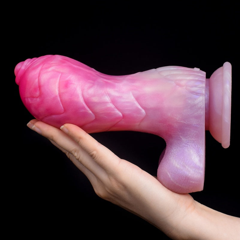 Gode Dragon en silicone Spiral Fantasy avec ventouse – Stimulation du point G innovante pour femmes