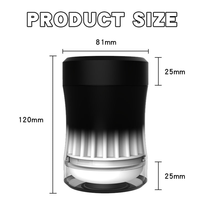 Suction and Massage Penis Masturbation Blowjob Porn Cup - Liquid Silicone Soft Male Sex Toys