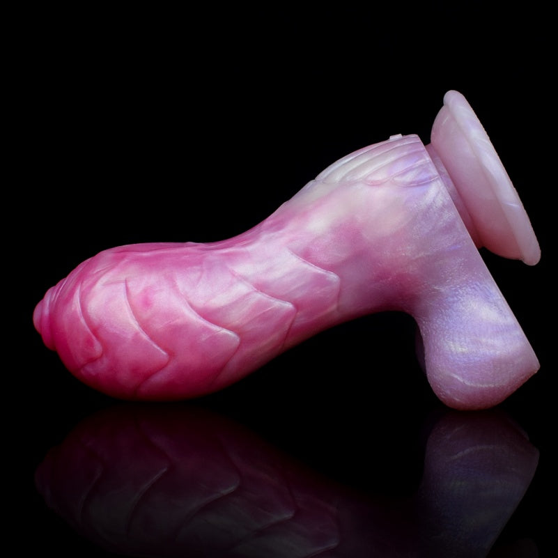 Gode Dragon en silicone Spiral Fantasy avec ventouse – Stimulation du point G innovante pour femmes