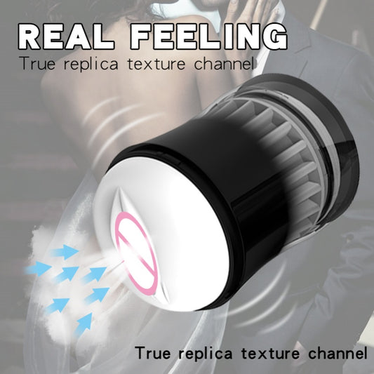 Suction and Massage Penis Masturbation Blowjob Porn Cup - Liquid Silicone Soft Male Sex Toys