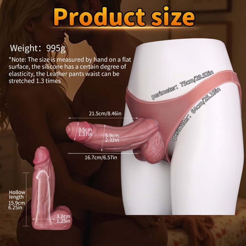 Simulation Wearable Penis Sleeve - Enhancement for Erectile Weakness Enlargement