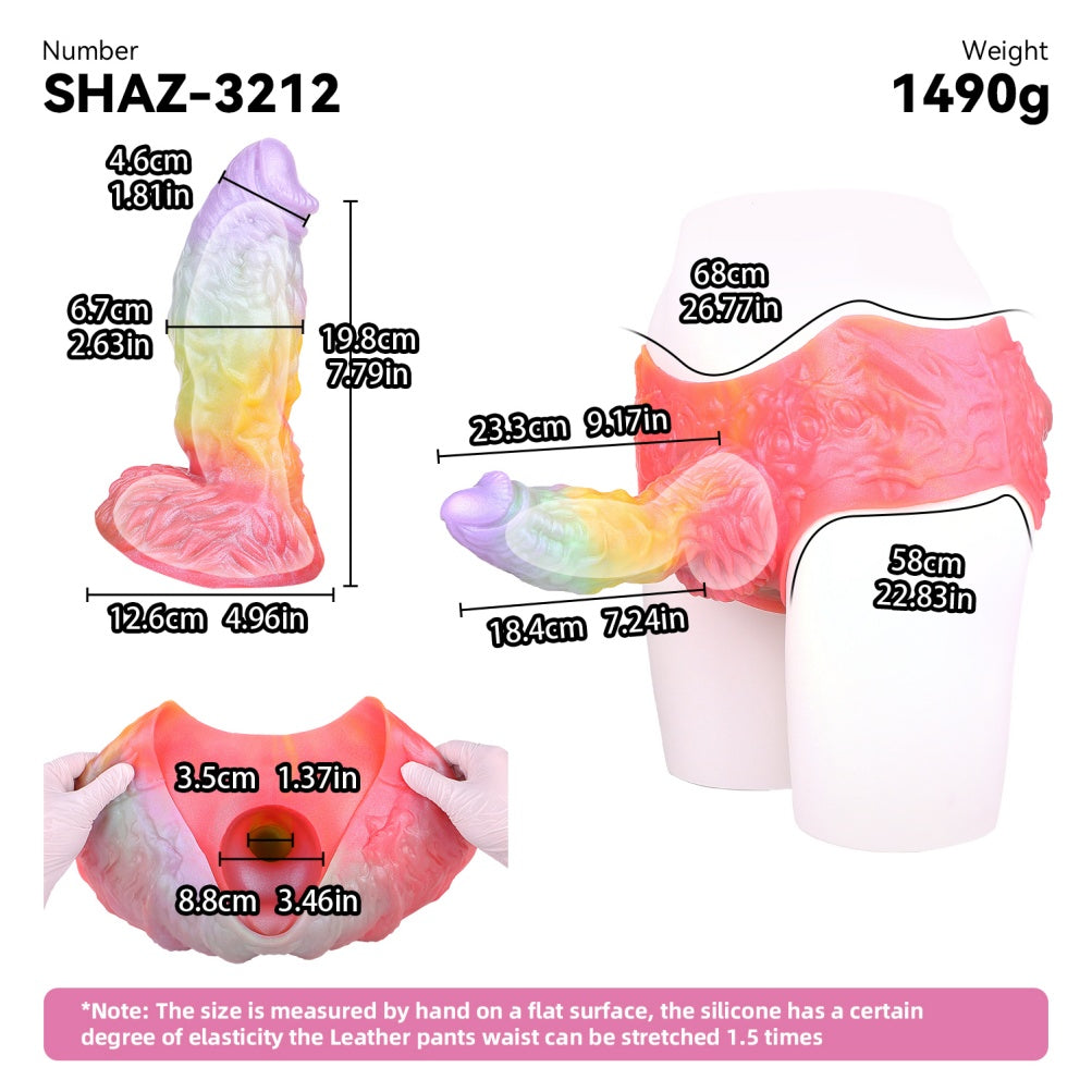 Tragbare Fantasy-Unterwäsche aus hohlem Silikon für den Penis – für mehr Weichheit und größeren Umfang