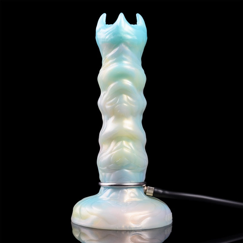 Spiral Silicone Fantasy Dildo Ovipositor – Female Anal and Vaginal Stimulator