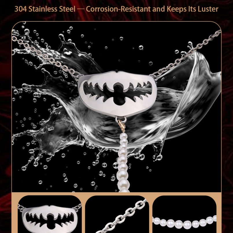 Kink Strapon Crotchless Panties Bondage Set – Metal Chain Friction Clit Stimulator Toy