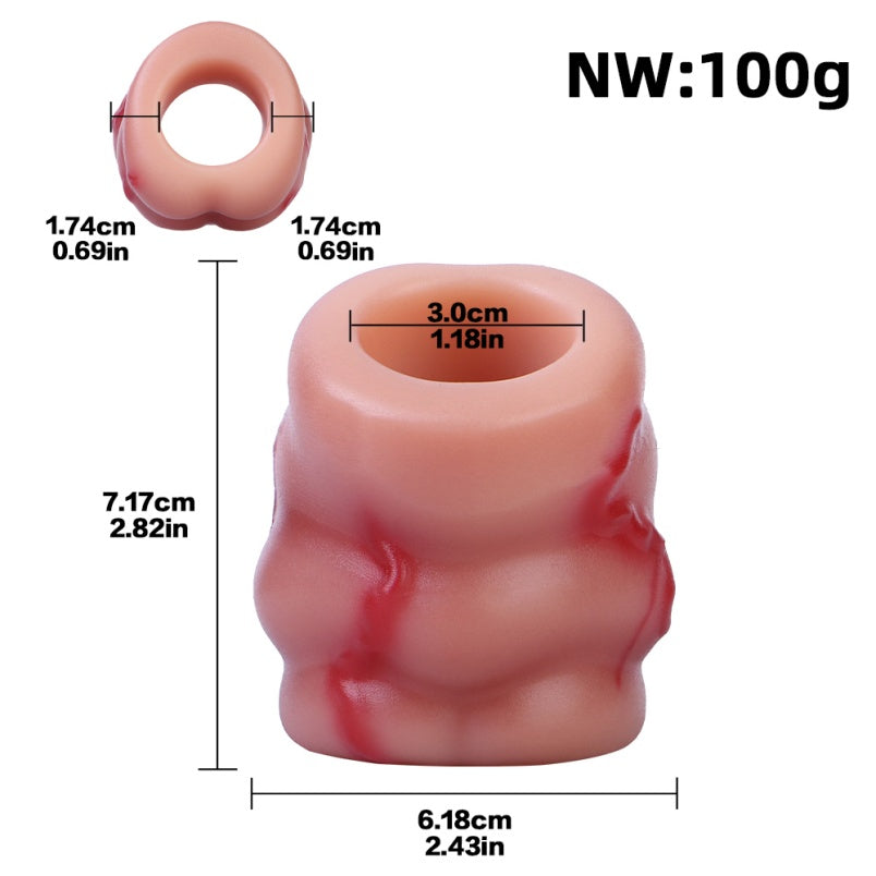 Horsedildo Fantasy Cockring – Power Muscle Penis Extender Sexspielzeug für Männer, schwule Paare