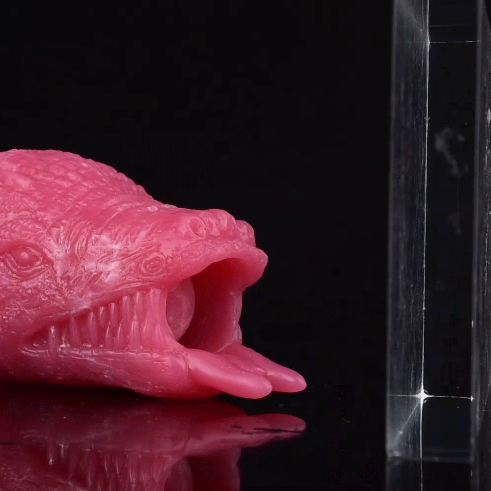 Fantasy Drakes Dick Ovipositor Anal Plug - Blood Red Silicone Masturbating Sex Toys for Women