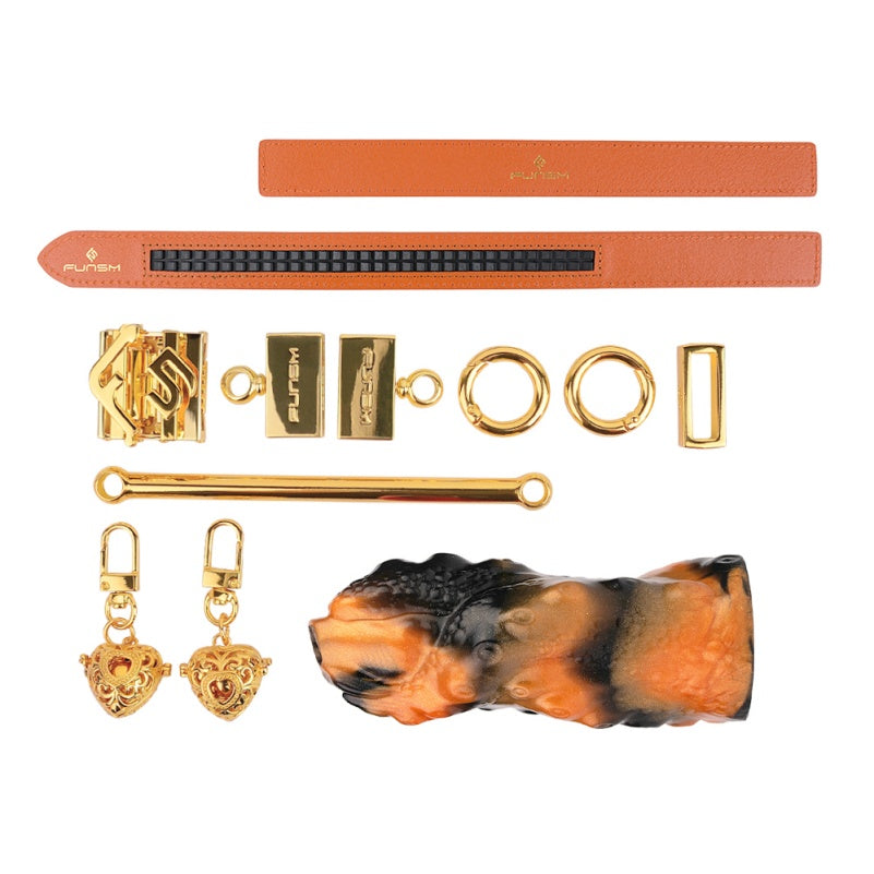 Kit de bondage Monsterdildo Gag Ball - Jouets BDSM élégants et contraignants pour un orgasme forcé et coquin