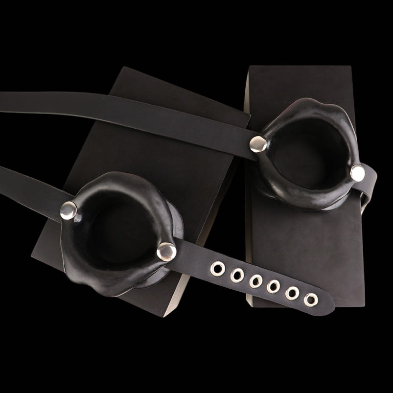 Pinces à tétons en forme de lèvres pour jeux de bondage et de sexe coquin – Sangle pour femme, jouets BDSM pour stimulation sexuelle