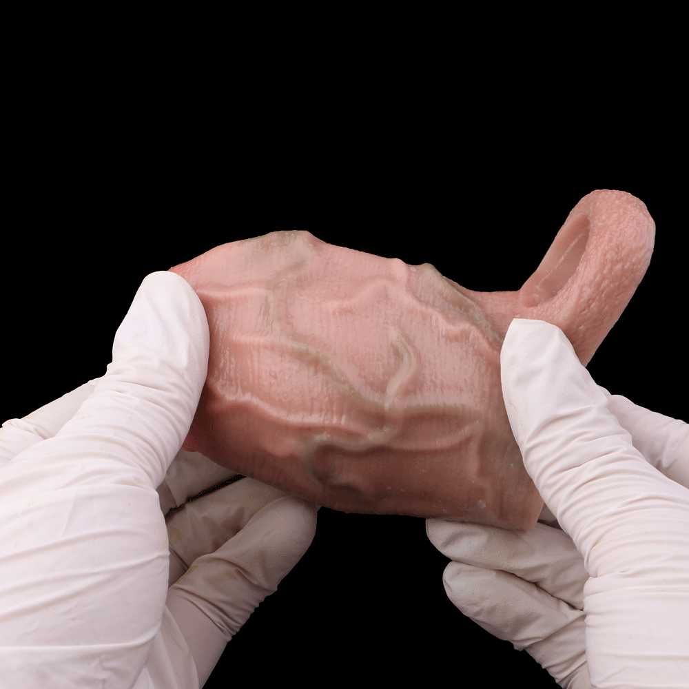 Großer, realistischer Penis-Extender mit großem Umfang – Penishülle in Lebensgröße, weiches Silikon, Sexspielzeug für Männer