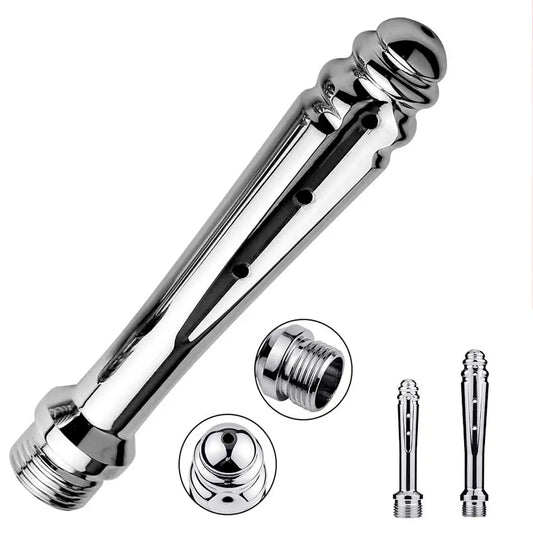 Klistier-Bidet-Analdusche, Duschreinigung – 7 Löcher, seitliche Öffnung, Metall-Analreiniger