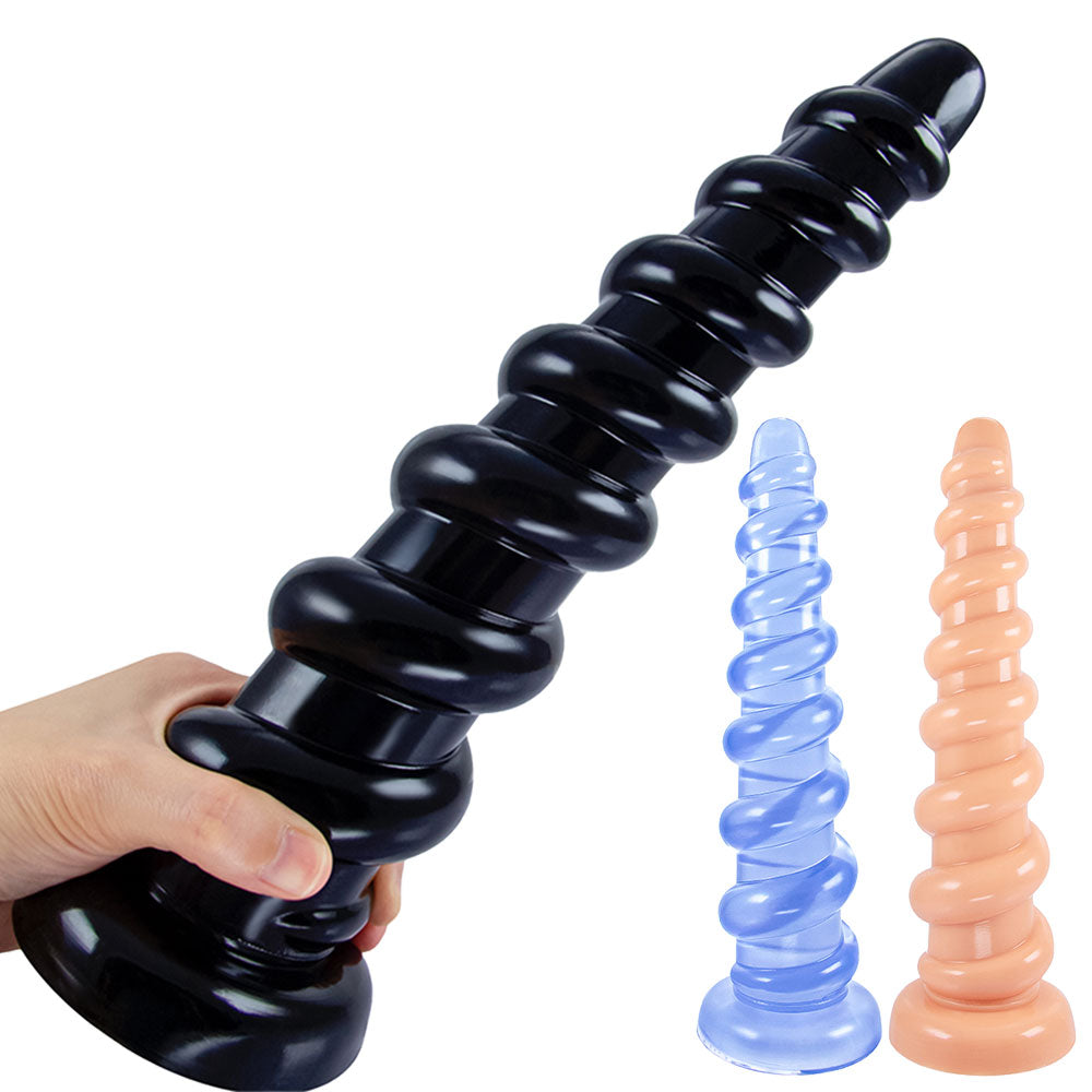 Grand gode anal de 11 pouces - Perles graduées Plug anal énormes godes pour femmes