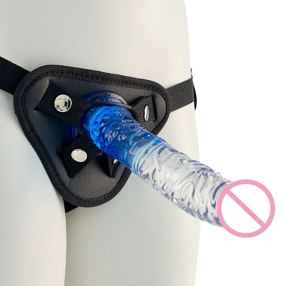 Strap On Dildo Couple Sex Toys - Harness Jelly Colorful Realistic Dild Domlust Strap On Dildo Couple Sex Toys - Harness Jelly Colorful Realistic Dild Domlust